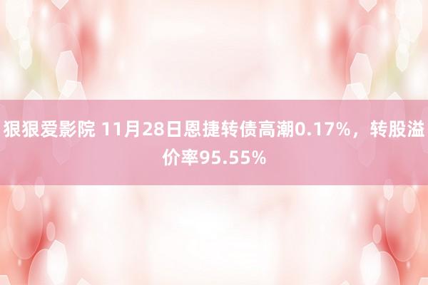 狠狠爱影院 11月28日恩捷转债高潮0.17%，转股溢价率95.55%