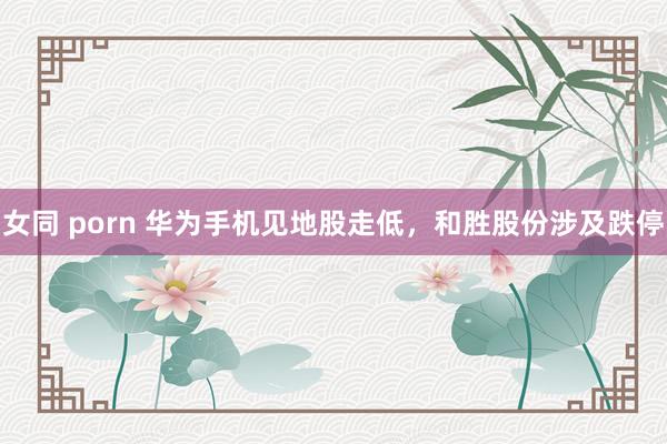 女同 porn 华为手机见地股走低，和胜股份涉及跌停