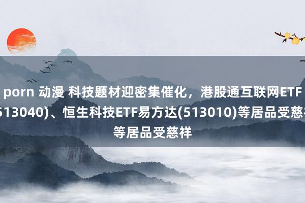 porn 动漫 科技题材迎密集催化，港股通互联网ETF(513040)、恒生科技ETF易方达(513010)等居品受慈祥
