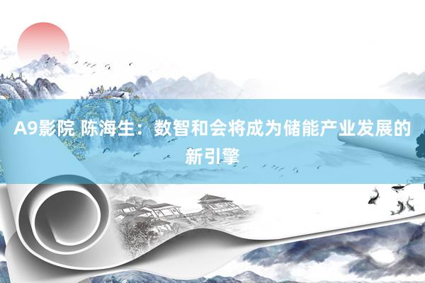 A9影院 陈海生：数智和会将成为储能产业发展的新引擎