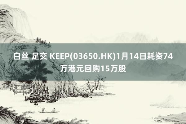 白丝 足交 KEEP(03650.HK)1月14日耗资74万港元回购15万股